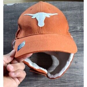University of Texas longhorns burnt orange insulated winter ear muffs hat
